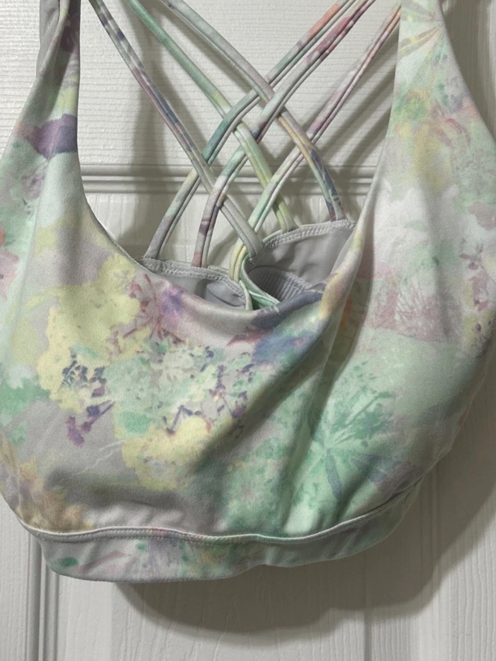 Victoria's Secret VSX Branded Strap Sports Bra NWOT Sz L multi color - Picture 4 of 12